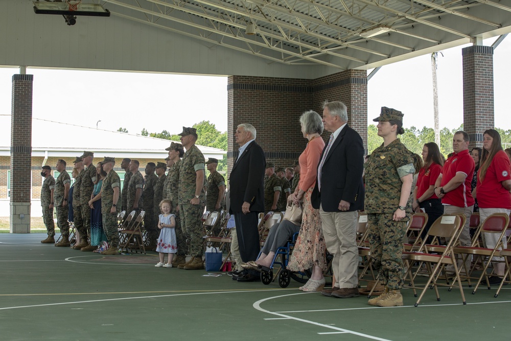 Wounded Warrior Battalion East Change of Command Ceremony