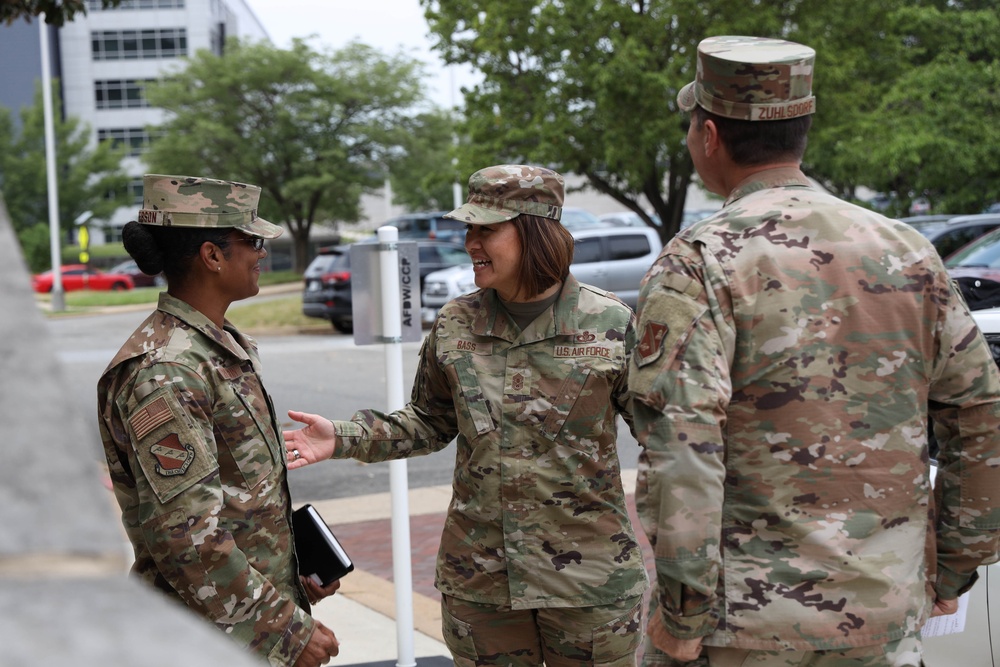 CMSAF Bass visits JBAB