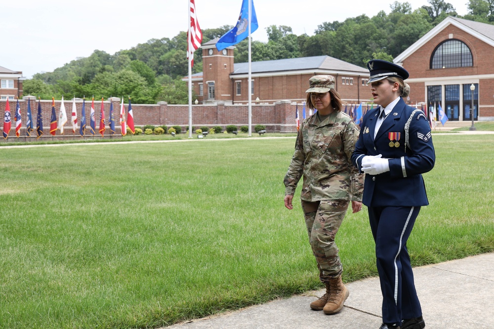 CMSAF Bass visits JBAB