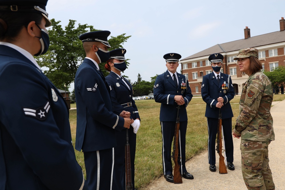 CMSAF Bass visits JBAB