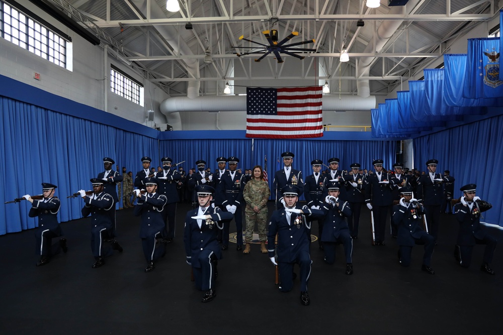 CMSAF Bass visits JBAB