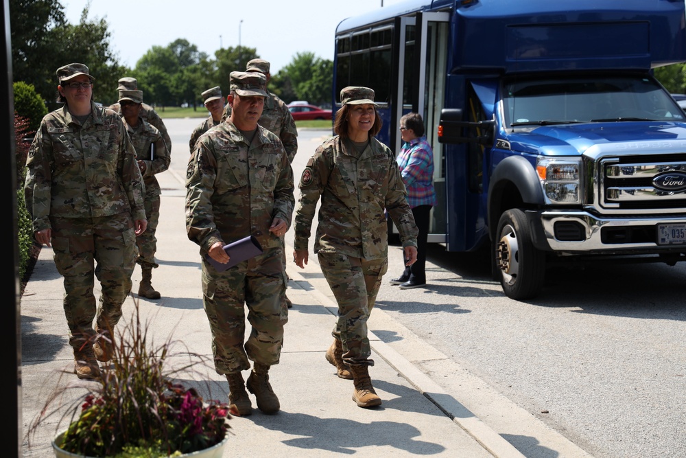 CMSAF Bass visits JBAB