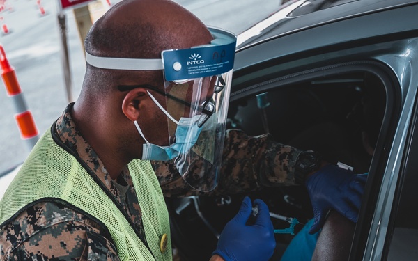 Vaccinations Continue at Baton Rouge CVC