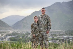 Dual-military couple retires together