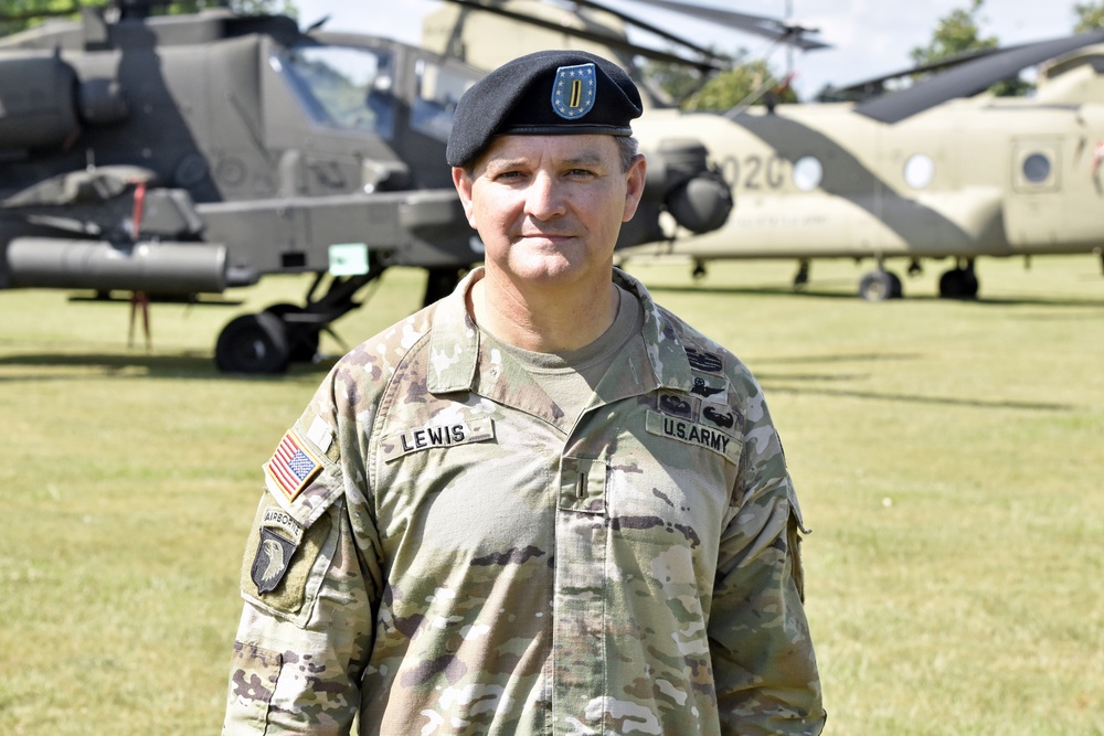 CW5 Myke Lewis, Chief Warrant Officer of Aviation Branch