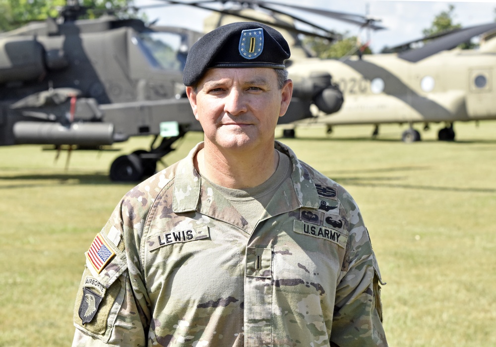 CW5 Myke Lewis, Chief Warrant Officer of Aviation Branch