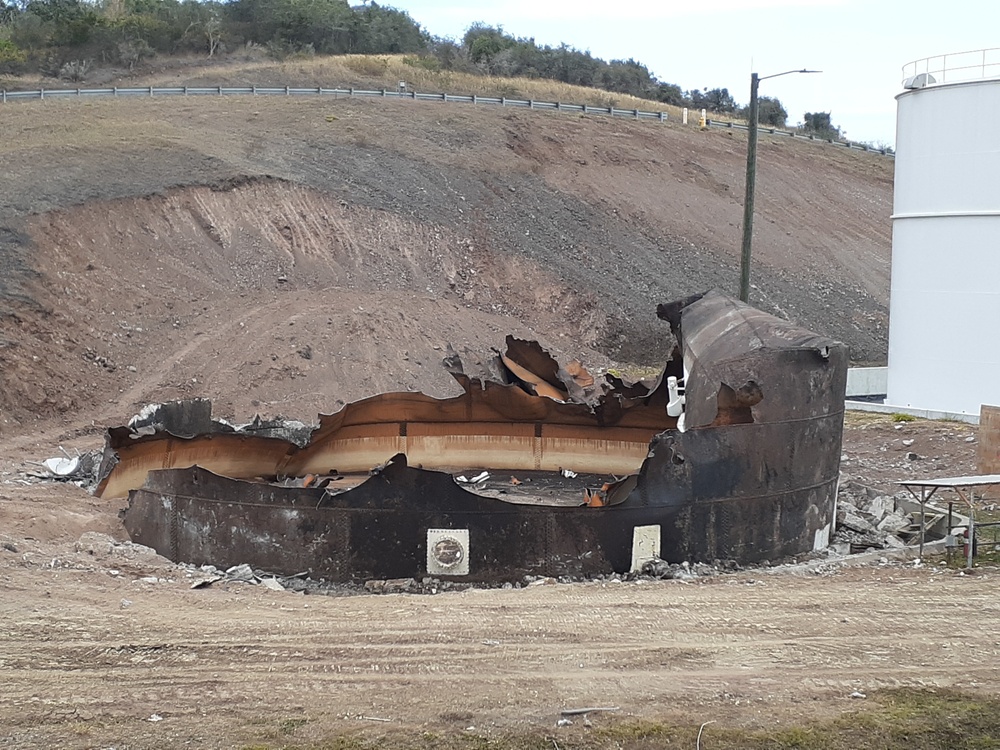 Fuel tank at Naval Station Guantanamo Bay decommissioned and razed after 118 years of service