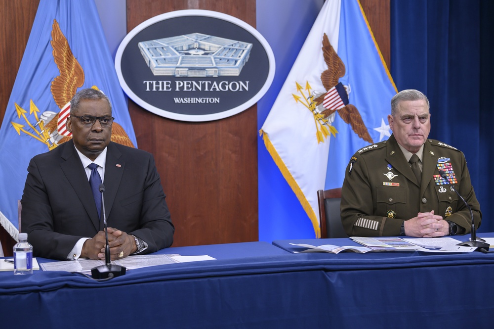 Secretary of Defense Lloyd J. Austin III and CJCS Gen. Mark A. Milley testify before HAC-D