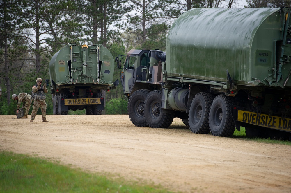 652nd Engineer Company Training at Fort McCoy