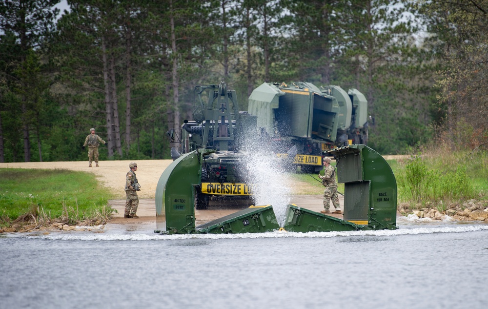 652nd Engineer Company Training at Fort McCoy