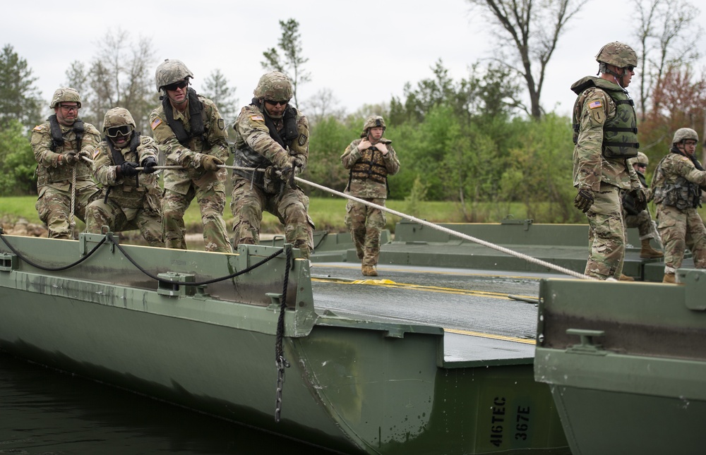 652nd Engineer Company Training at Fort McCoy