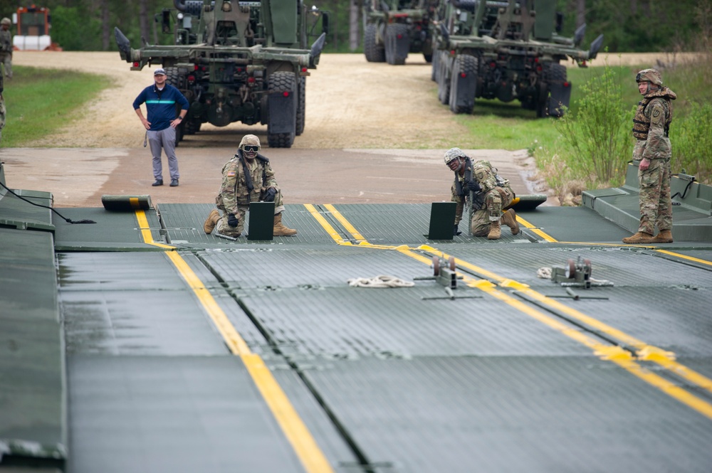 652nd Engineer Company Training at Fort McCoy