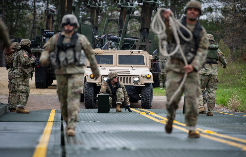 652nd Engineer Company Training at Fort McCoy