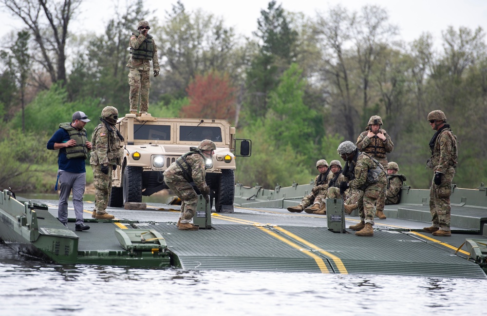 652nd Engineer Company Training at Fort McCoy