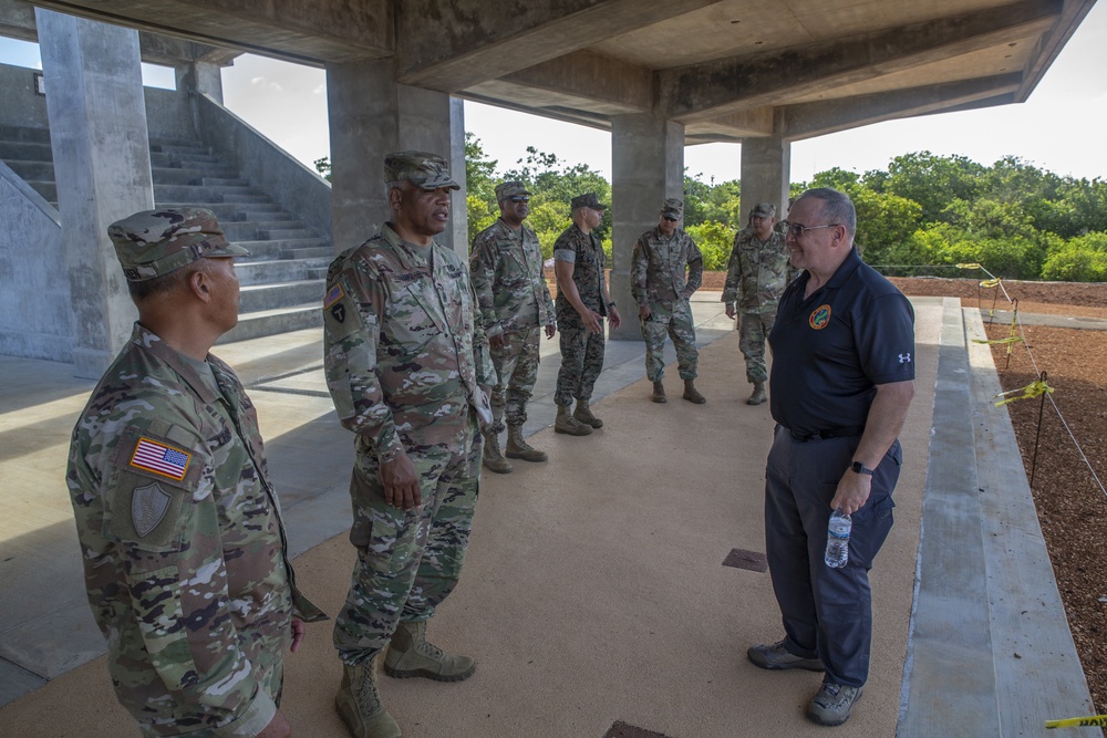 Sgt. Maj. of the Army National Guard vists MCB Camp Blaz