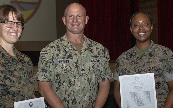 Bravo Zulu Capt. Owens and Gunnery Sgt. Wilson
