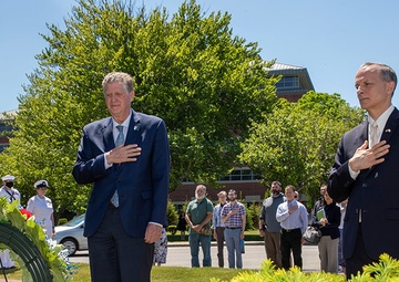 RI governor gives key address at NUWC Division Newport Memorial Day ceremony