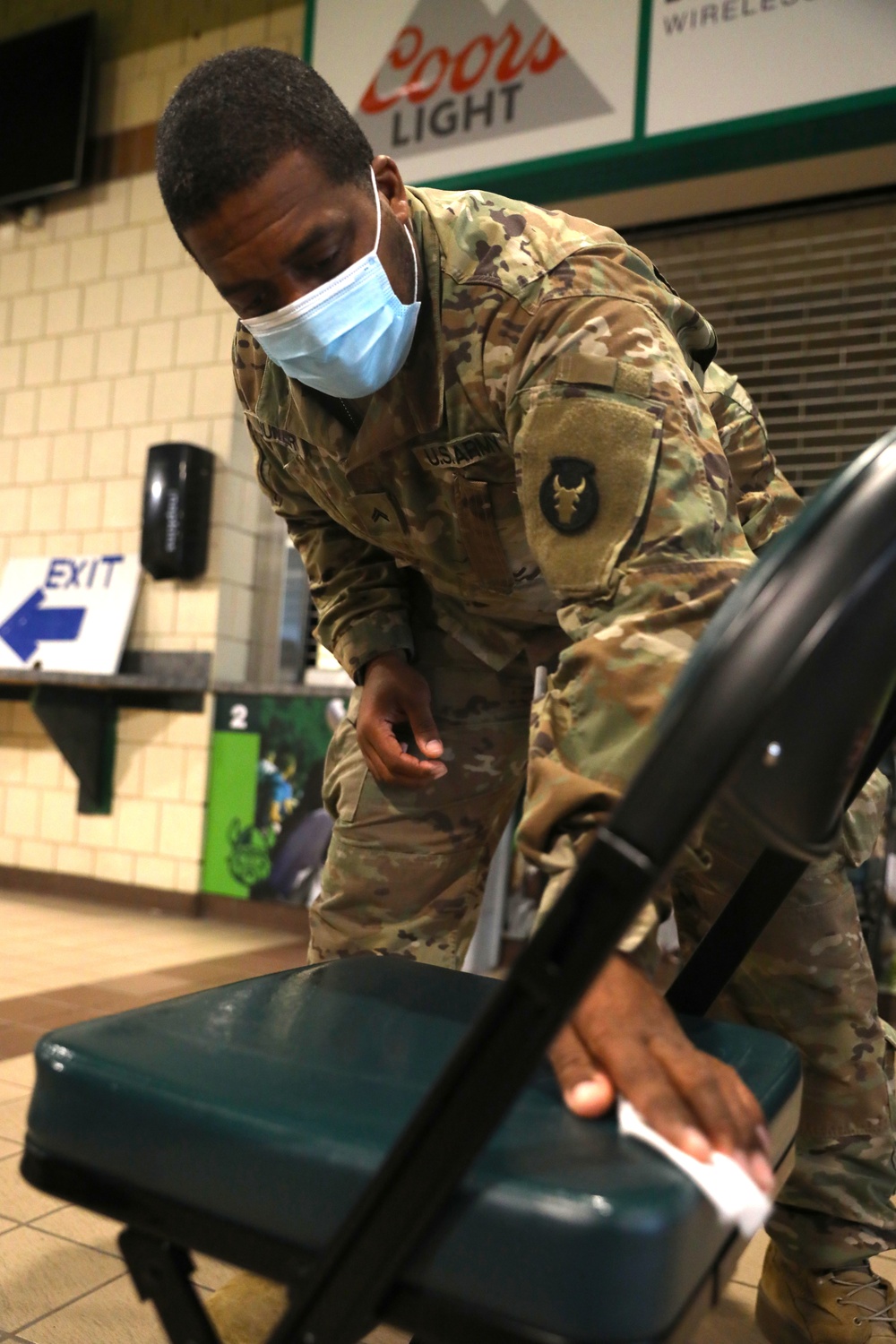 U.S. Soldiers and Airmen Support FEMA at Cleveland Ohio CVC