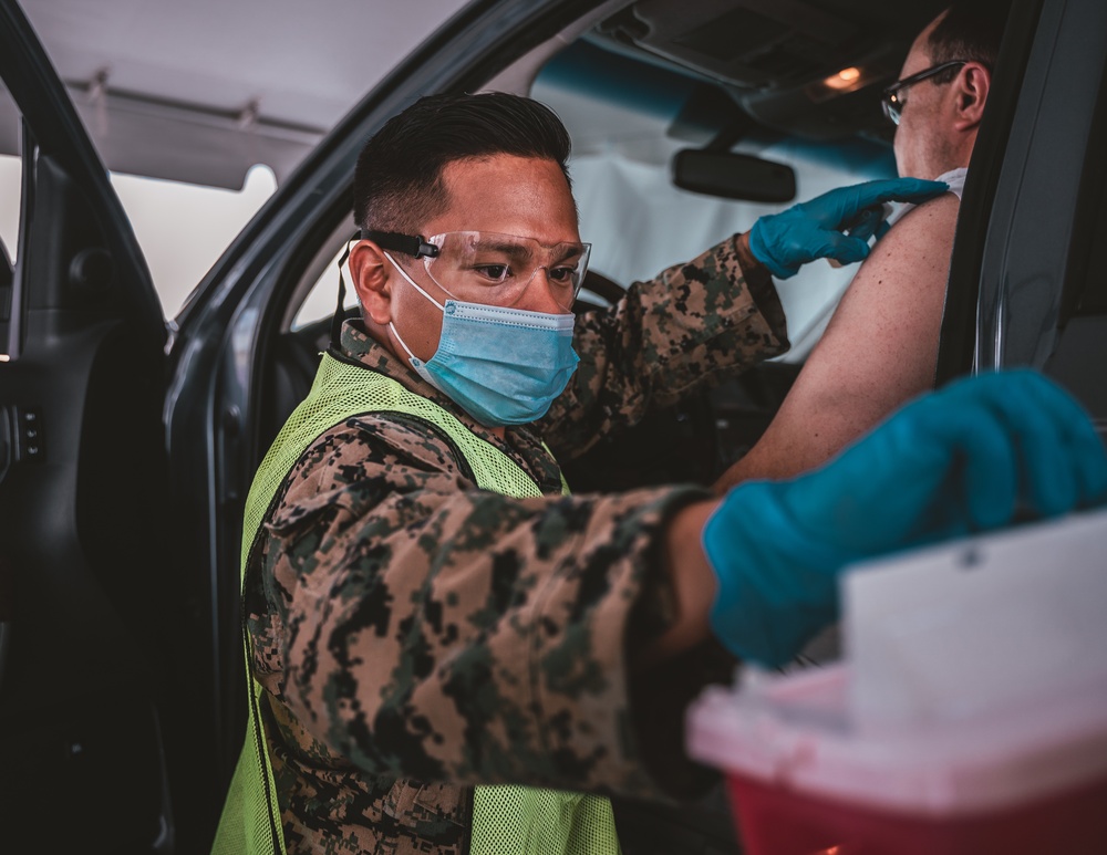 Vaccinations Continue at Baton Rouge CVC