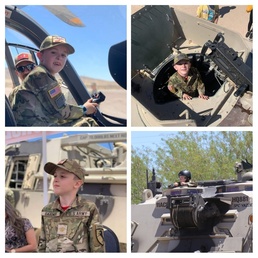 The National Training Center and Fort Irwin grants wish for 8-year-old boy