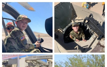 The National Training Center and Fort Irwin grants wish for 8-year-old boy