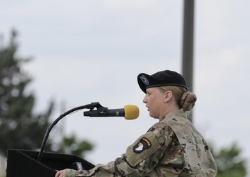 101st Airborne Conducts Change of Responsibility Ceremony