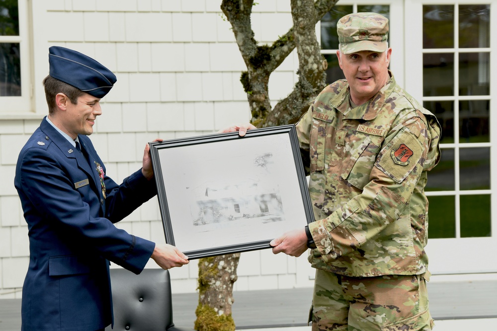 Retirement Ceremony for Lt. Col. Aaron Andrews