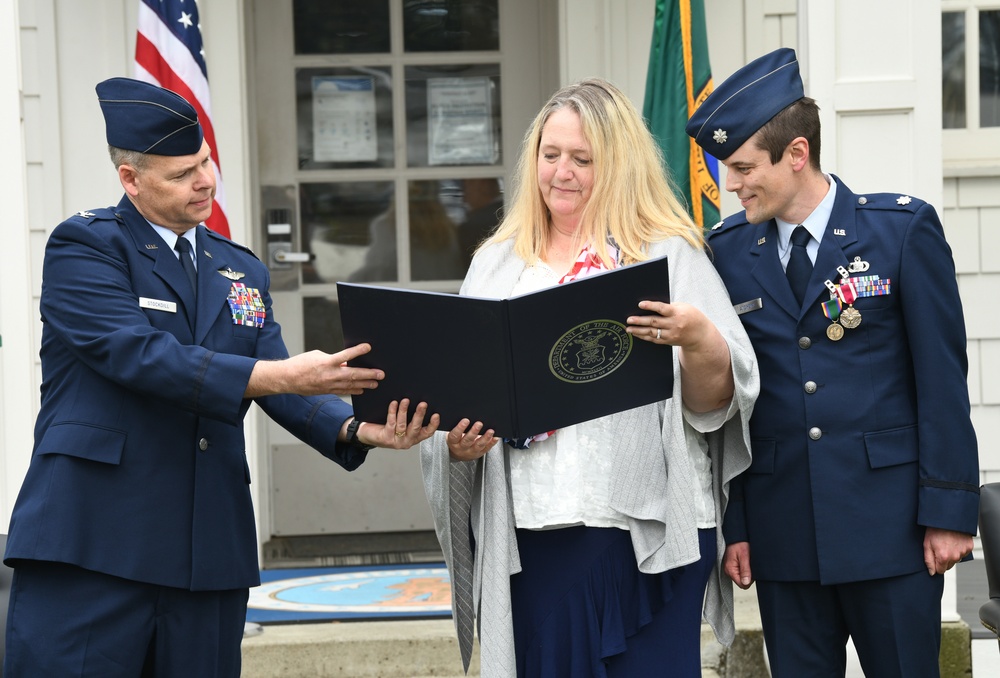 Retirement Ceremony for Lt. Col. Aaron Andrews