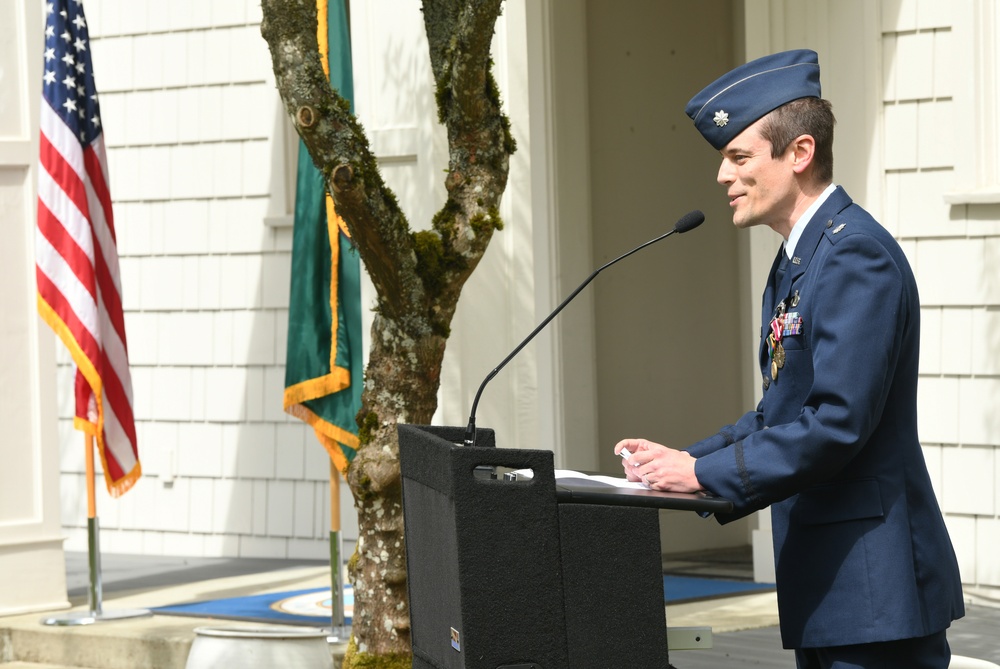 Retirement Ceremony for Lt. Col. Aaron Andrews