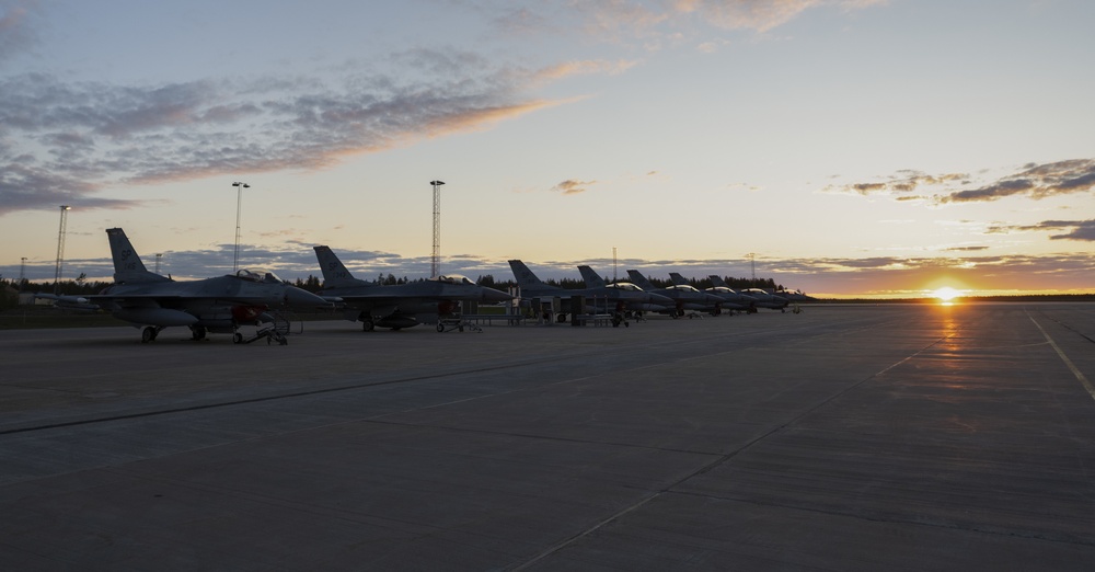 52nd FW night operations at Kallax AB