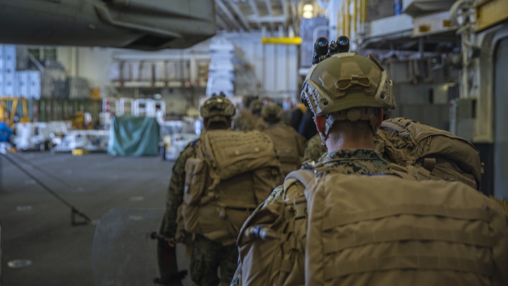 11th MEU Marines conduct embassy reinforcement training