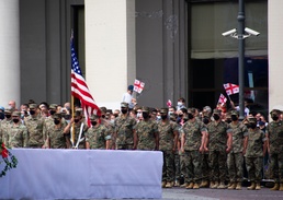 U.S. Marines, Army Join Georgian partners in Independence Day Ceremony