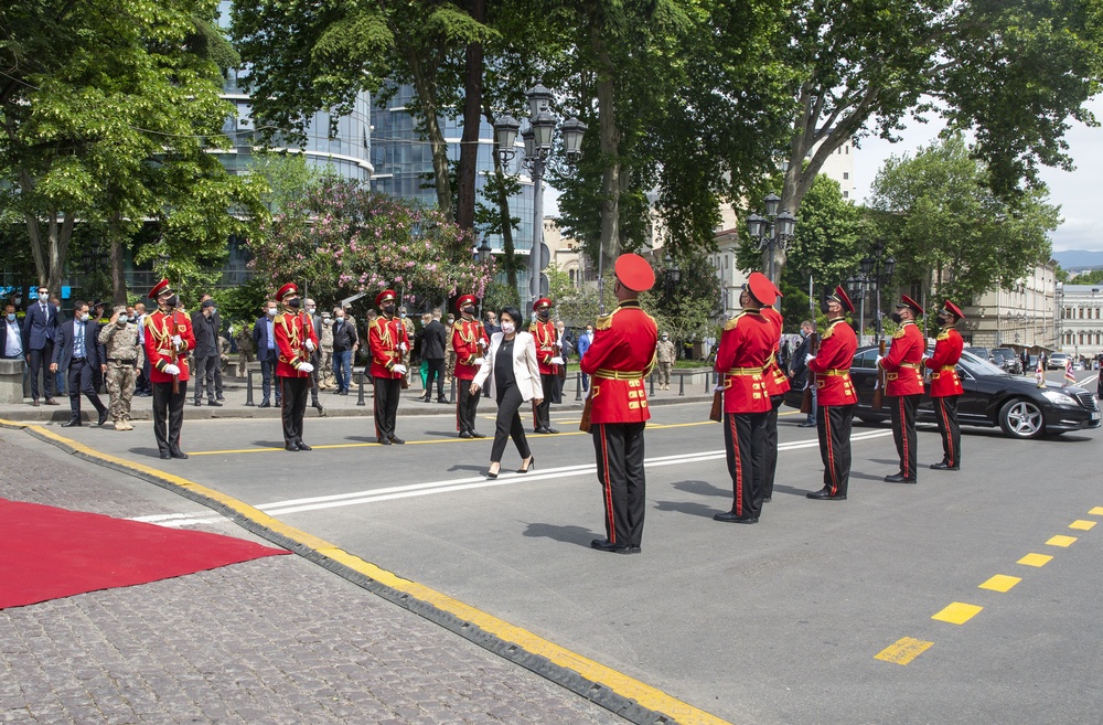 U.S. Marines, Army Join Georgian partners in Independence Day Ceremony