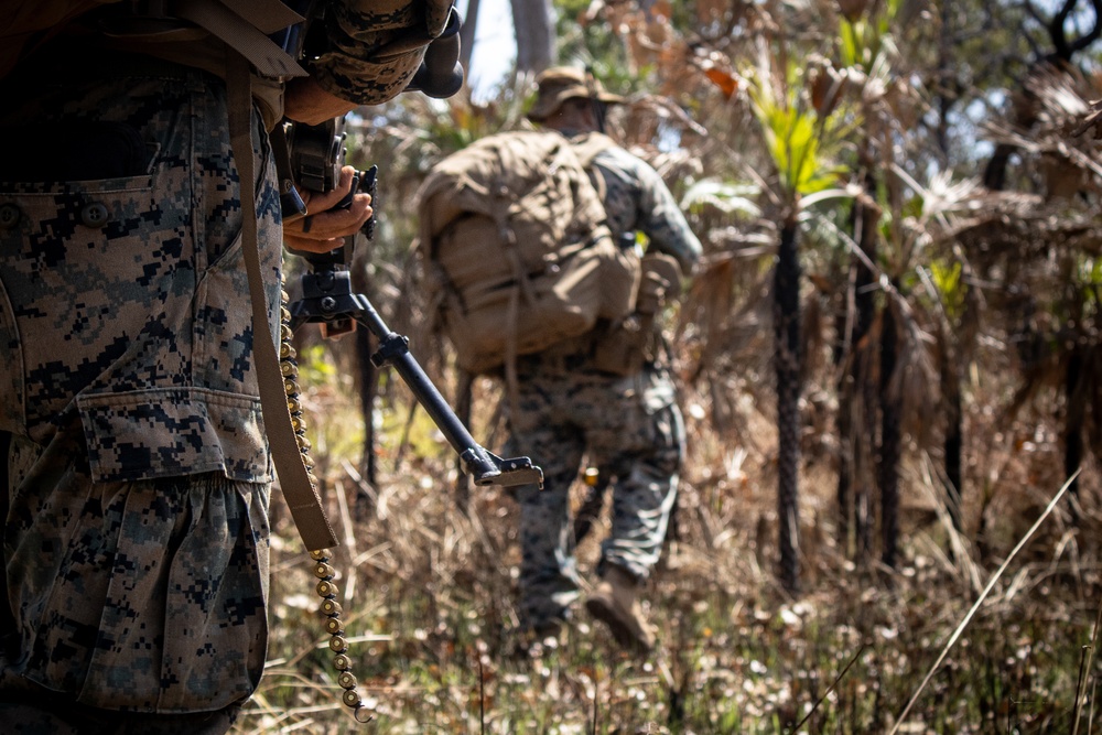 MRF-D conducts a patrolling exercise