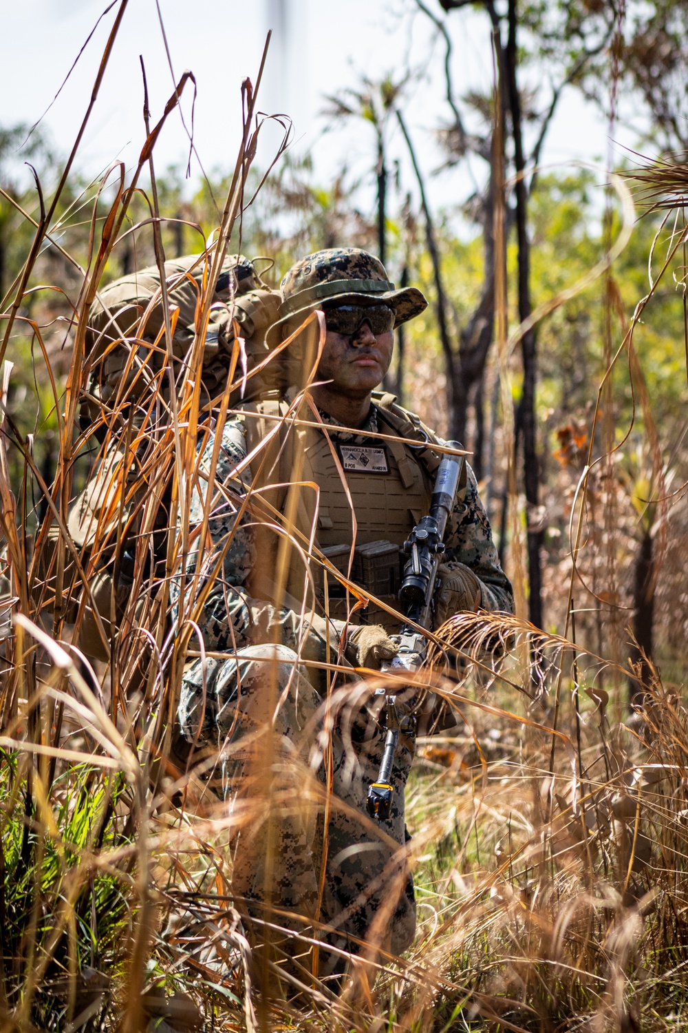 MRF-D conducts a patrolling exercise