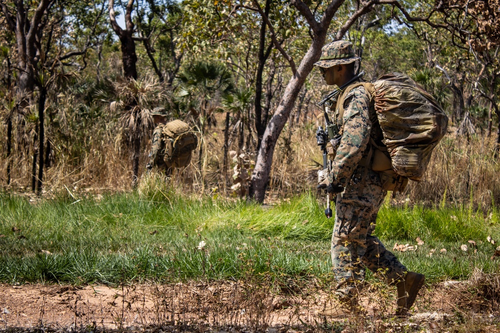 MRF-D conducts a patrolling exercise