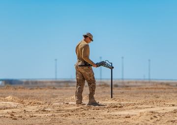 332d EOD Perform Exercise Finding, Blowing up UXO