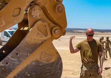 332d EOD Perform Exercise Finding, Blowing up UXO