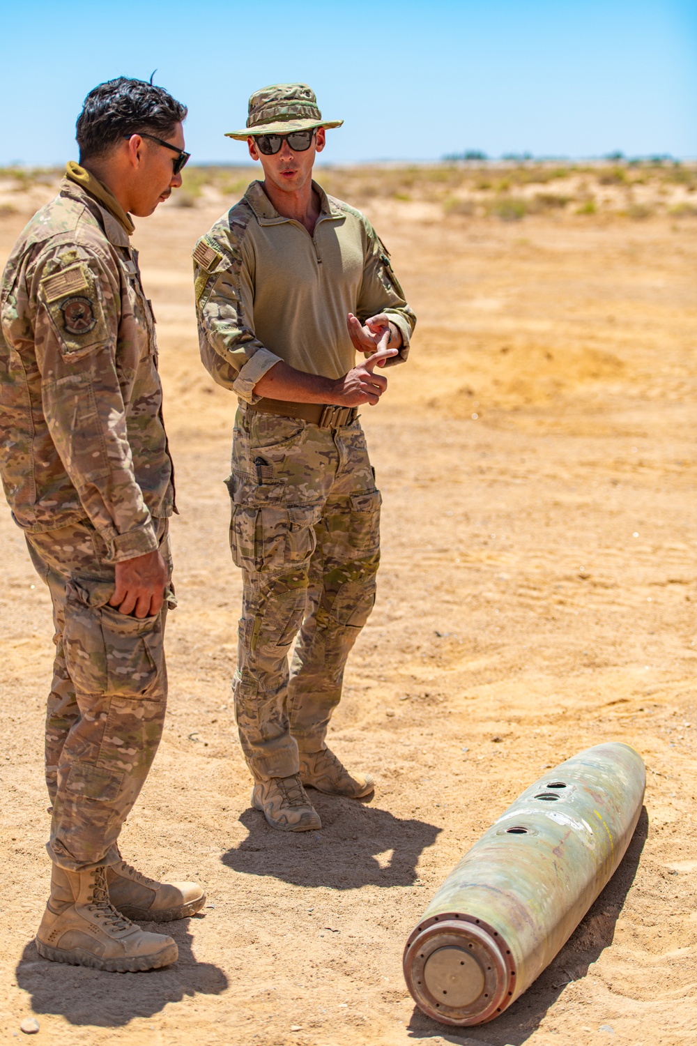 332d EOD Perform Exercise Finding, Blowing up UXO