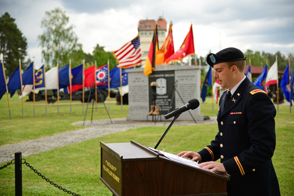 Memorial Day Ceremony at Grafenwoehr Parade Field