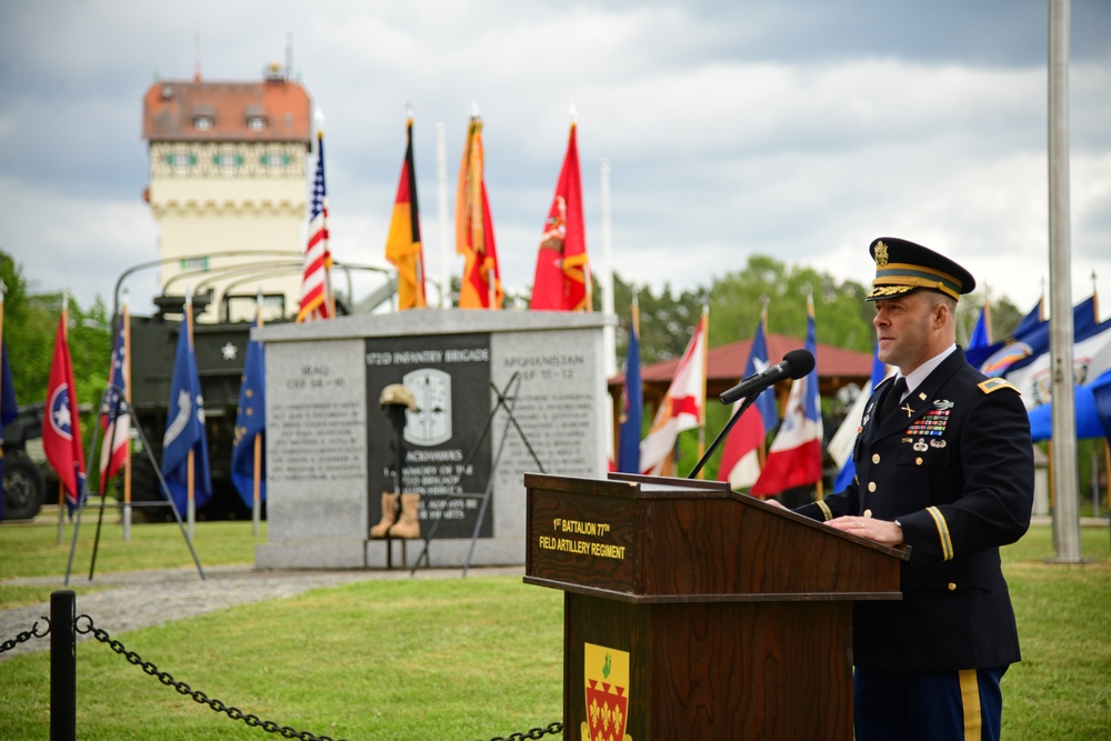 Memorial Day Ceremony at Grafenwoehr Parade Field