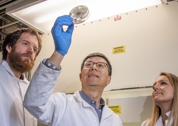 Researchers prepare to send fungi for a ride around the moon