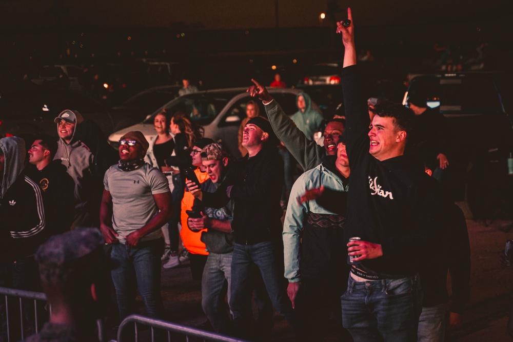 Platinum Rock Legends Perform at MCAGCC