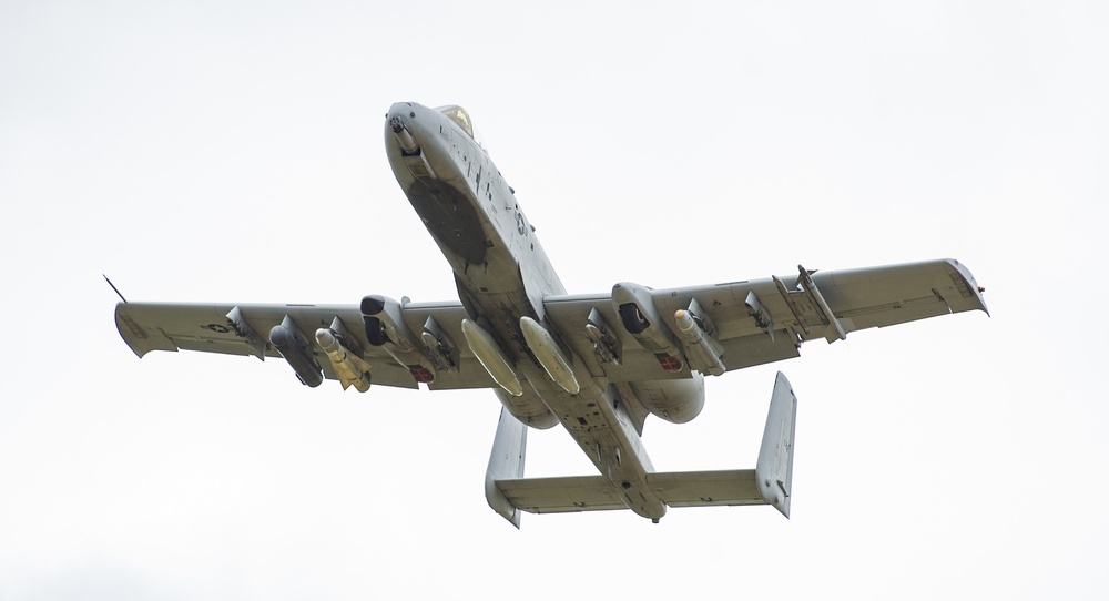 354th Fighter Squadron A-10 Thunderbolt II aircraft at Fort McCoy