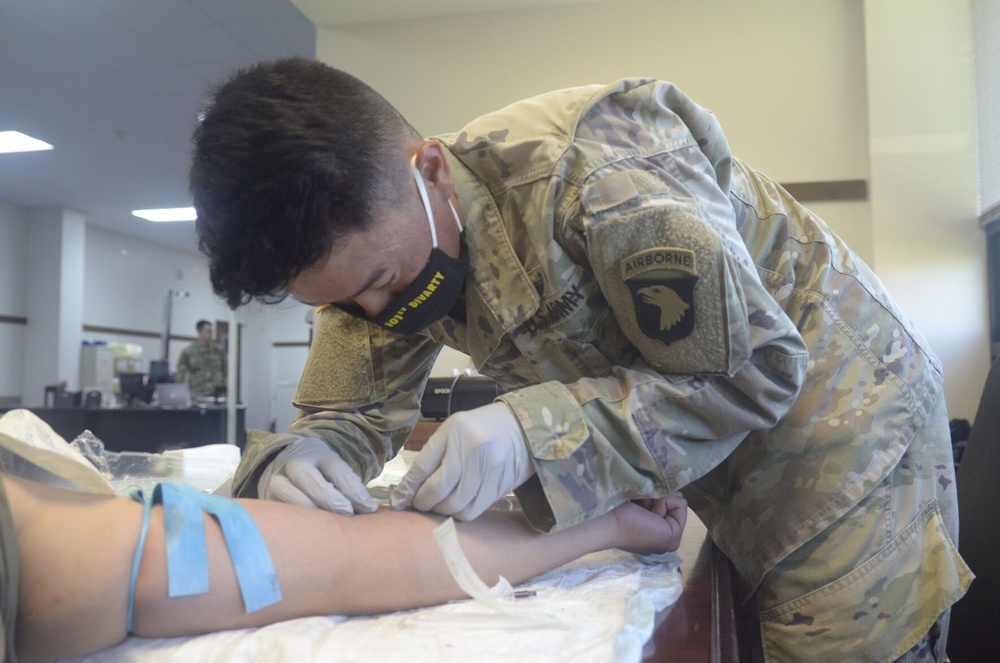 Soldier becomes medic to serve country that saved parents