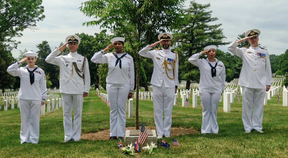 USS Houston &amp; HMAS Perth Wreath-Laying Ceremony