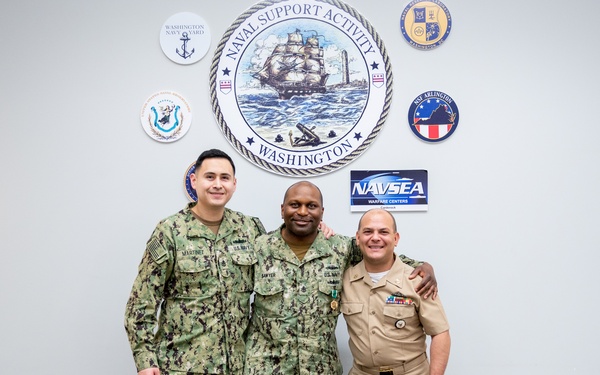 OSC Marcus Sawyer end-of-tour award ceremony