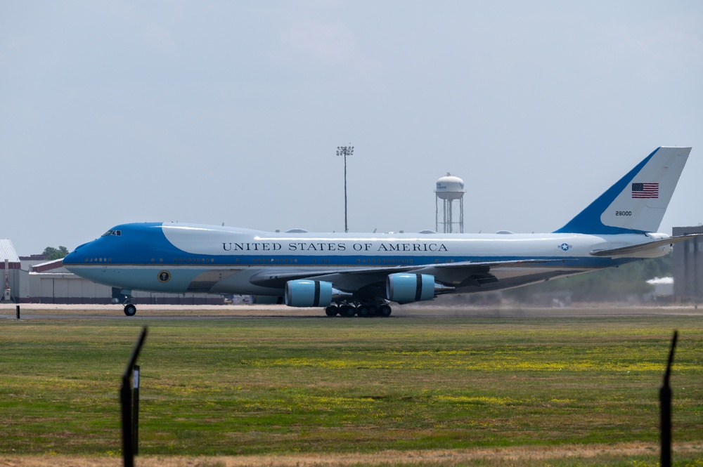 POTUS visits Joint Base Langley-Eustis