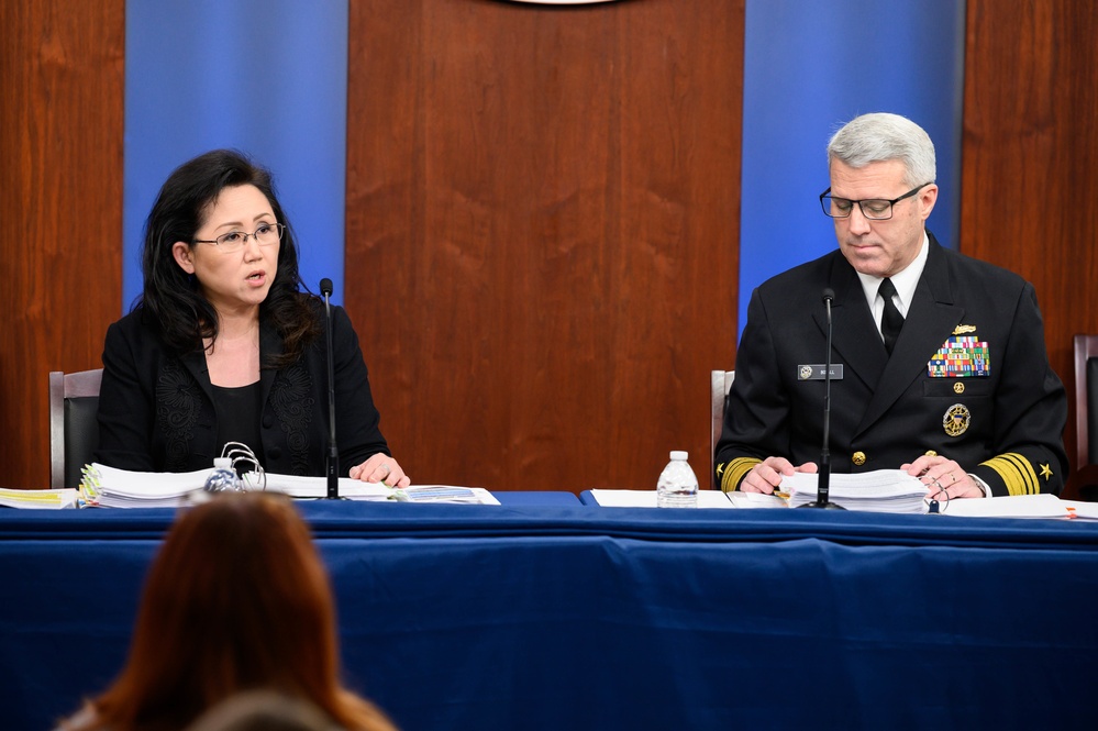 Top Defense Leaders Hold Briefing on FY22 Defense Budget