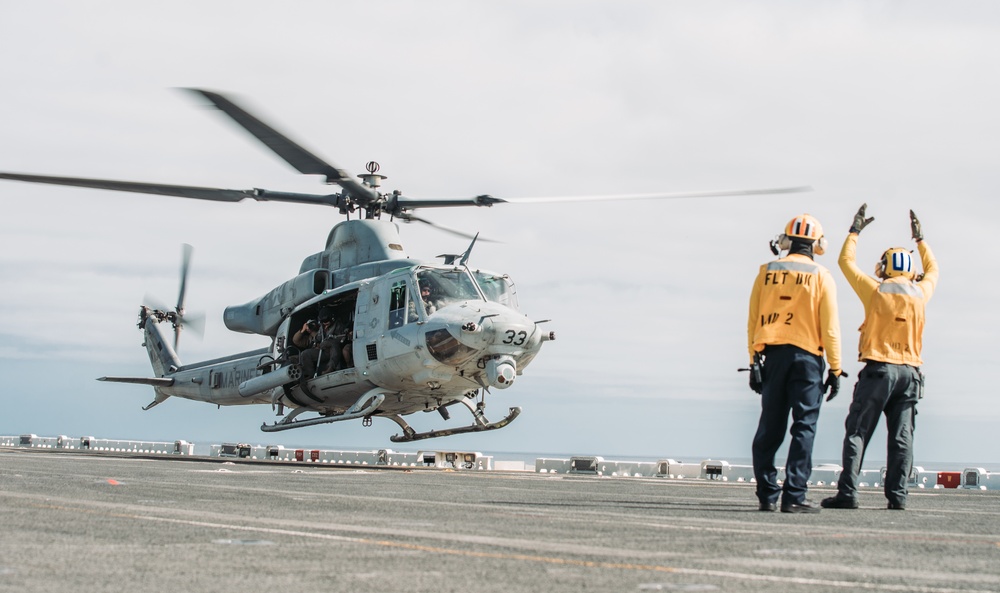 11th MEU Conducts Flight Operations Aboard USS Essex